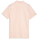 Puma Boys Mattr Scallop Polo Shirt - Warm White/Melon Glow