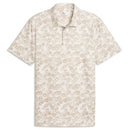 Puma Pure 2.0 Floral Polo Shirt - Warm White