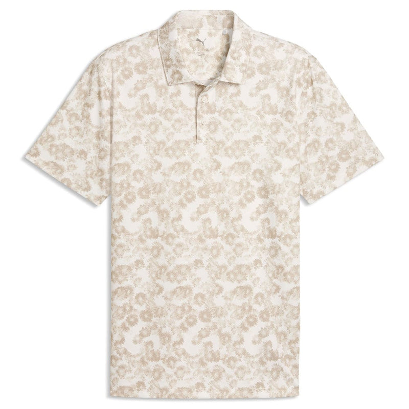 Puma Pure 2.0 Floral Polo Shirt - Warm White