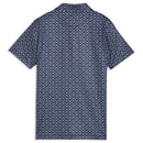Puma Boys Mattr Scallop Polo Shirt - Deep Navy/White Glow