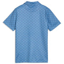 Puma Boys Mattr Scallop Polo Shirt - Team Light Blue/Deep Navy
