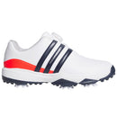 adidas Tour360 24 Boa Junior Golf Shoes - Cloud White/Collegiate Navy/Lucid Red