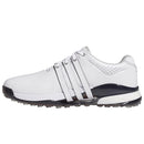 adidas Tour360 25 Waterproof Spikeless Shoes - Cloud White/Collegiate Navy/Lucid Red