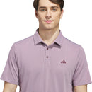 adidas Performance Textured Polo Shirt - White/Maroon