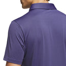 adidas Performance Textured Polo Shirt - Dual Indigo/Black