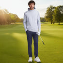 Ping Haldon 1/4 Zip Hoodie - Pearl Grey