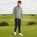 Ping Hugh 1/4 Zip Sweater - French Grey Marl