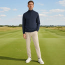 Ping Hugh 1/4 Zip Sweater - Navy Marl