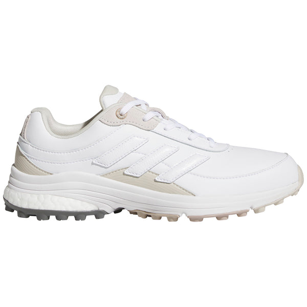 adidas Zoysia Spikeless Waterproof Ladies Shoes - White/White/Alumina