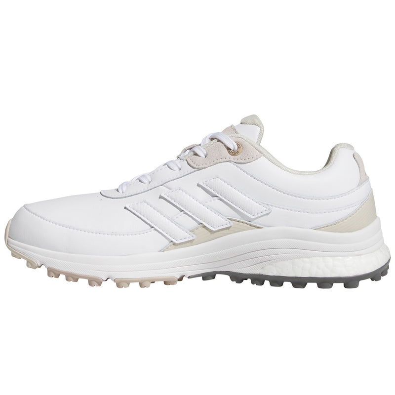 adidas Zoysia Spikeless Waterproof Ladies Shoes - White/White/Alumina