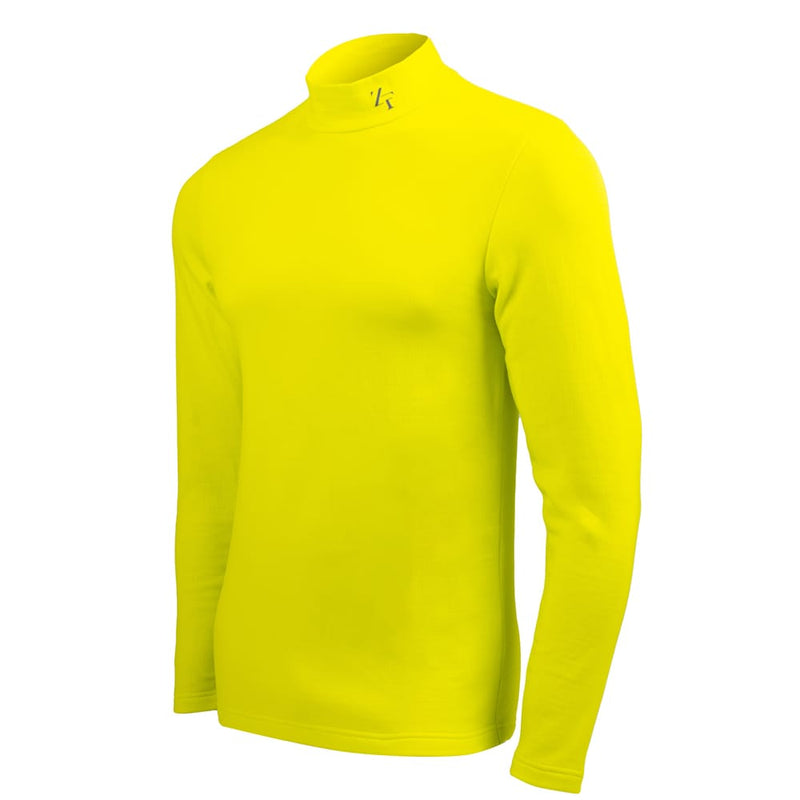 Zerofit Heatrub Move Baselayer Top - Dayglow Yellow