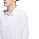 adidas Core Long Sleeve Polo Shirt - White