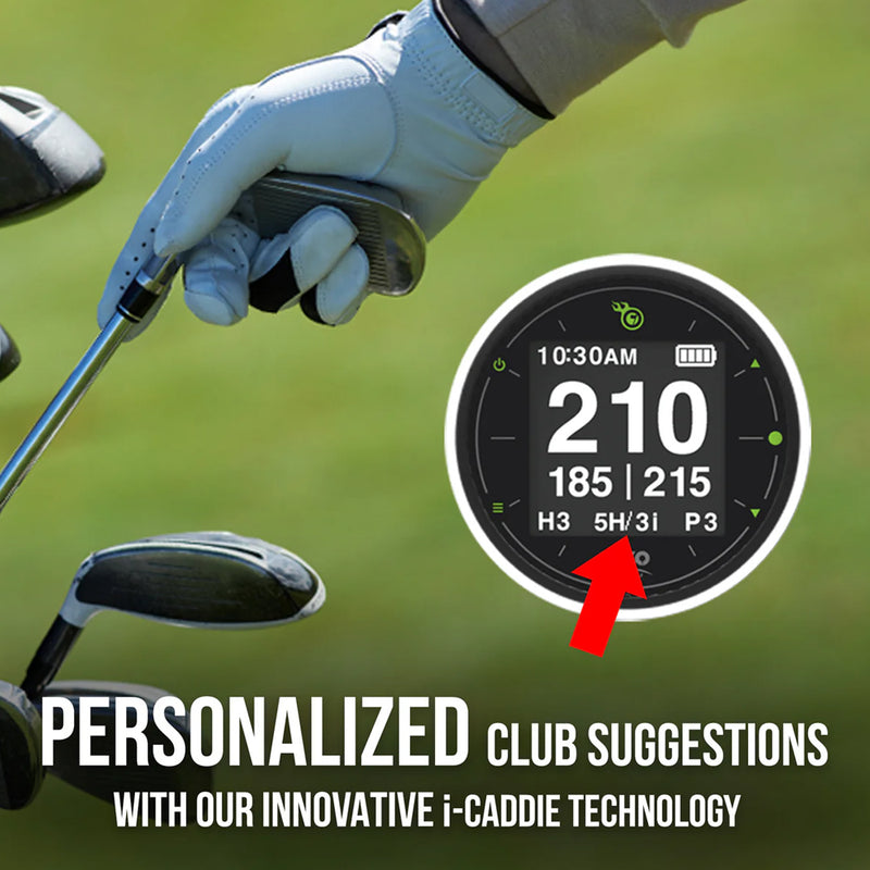 Izzo Swami Golf GPS Smart Watch - Black