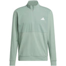 adidas Ultimate365 Tour 1/4 Zip Pullover - Silver Green