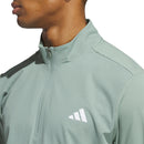 adidas Ultimate365 Tour 1/4 Zip Pullover - Silver Green