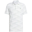 adidas Ultimate365 Speed Stripe Polo Shirt - White/Silver Green