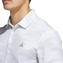 adidas Ultimate365 Speed Stripe Polo Shirt - White/Silver Green