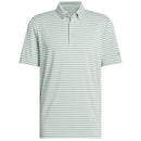 adidas Ultimate365 Stripe Polo Shirt - Silver Green/Wonder Silver
