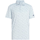 adidas Ultimate365 Printed Mesh Polo Shirt - Wonder Blue/Collegiate Navy