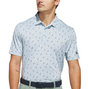 adidas Ultimate365 Printed Mesh Polo Shirt - Wonder Blue/Collegiate Navy