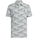 adidas Ultimate365 Speed Stripe Polo Shirt - Wonder Silver/Collegiate Navy