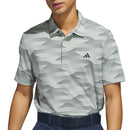 adidas Ultimate365 Speed Stripe Polo Shirt - Wonder Silver/Collegiate Navy