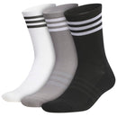 adidas Crew Socks 3 Pairs - White/Grey Three/Black