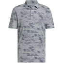 adidas Ultimate365 Textured Polo Shirt - Wonder Silver/Collegiate Navy