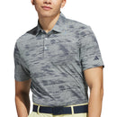 adidas Ultimate365 Textured Polo Shirt - Wonder Silver/Collegiate Navy