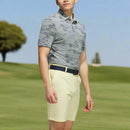 adidas Ultimate365 Textured Polo Shirt - Wonder Silver/Collegiate Navy