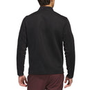 adidas Ultimate365 DWR Textured 1/4 Zip Arm Logo Sweatshirt - Black