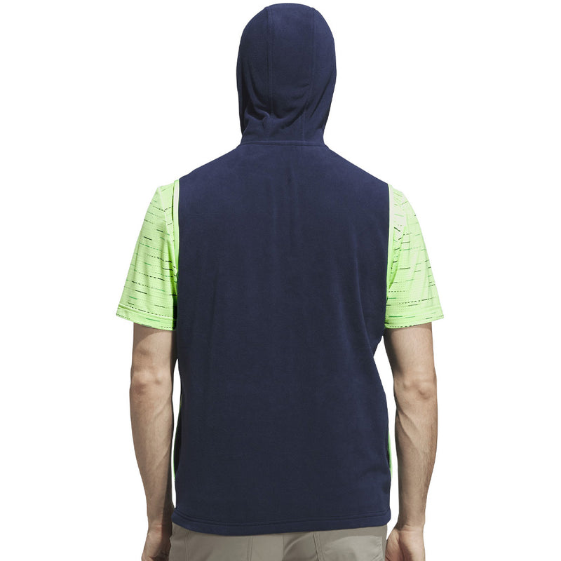 adidas Ultimate365 Fleece Hoodie Full-Zip Vest - Collegiate Navy