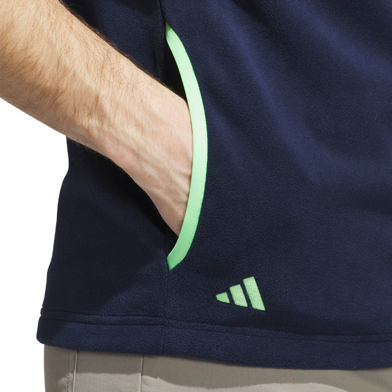 adidas Ultimate365 Fleece Hoodie Full-Zip Vest - Collegiate Navy