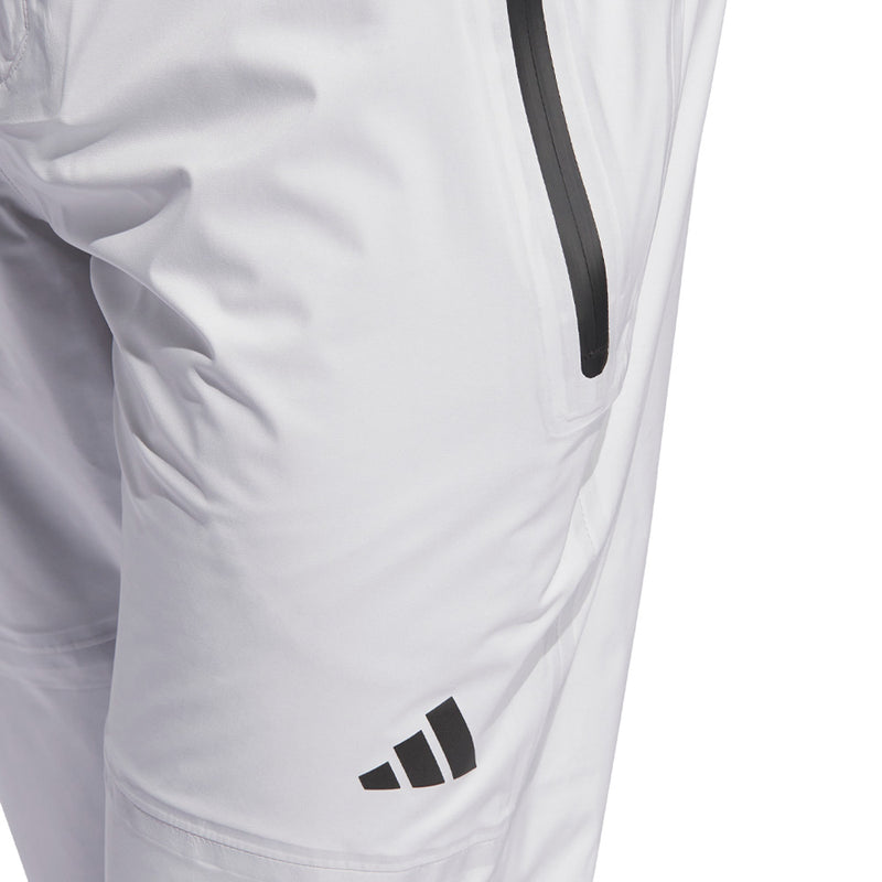 adidas Ultimate365 Tour Climaproof+ Waterproof Half-Zip Rain Suit - Silver Pebble/Grey One