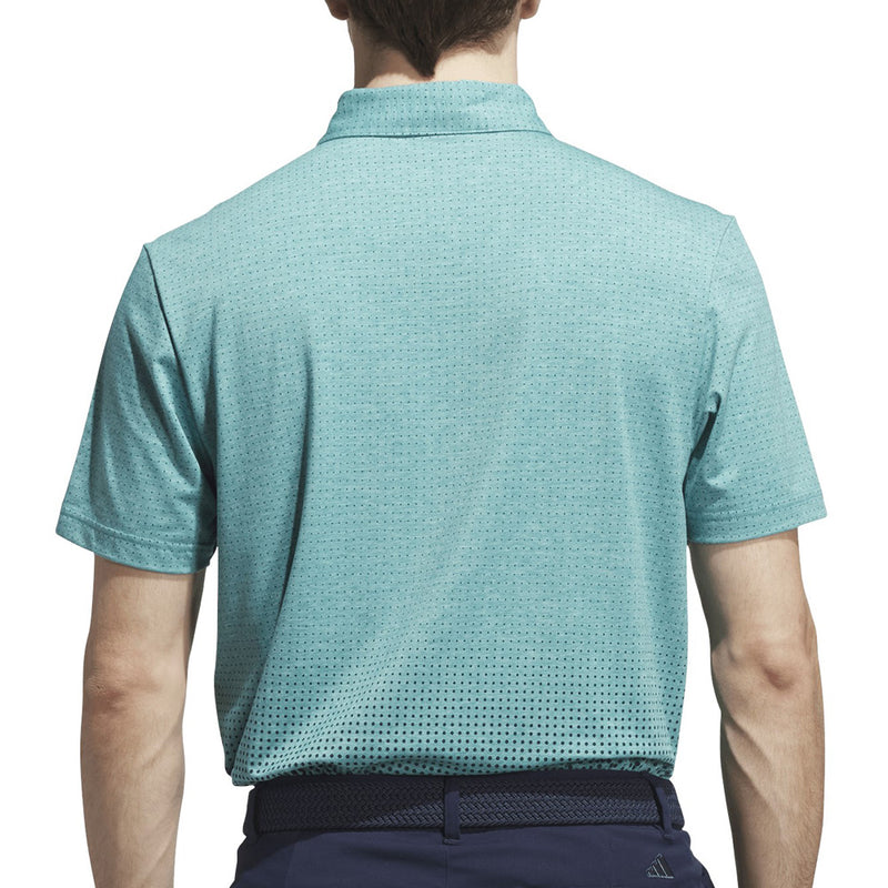 adidas Go-to Rise Print Sleeve Logo Polo Shirt - Pure Teal