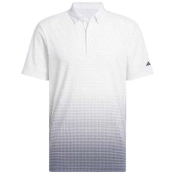 adidas Go-to Rise Print Sleeve Logo Polo Shirt - White