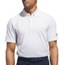 adidas Go-to Rise Print Sleeve Logo Polo Shirt - White
