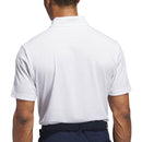 adidas Go-to Rise Print Sleeve Logo Polo Shirt - White