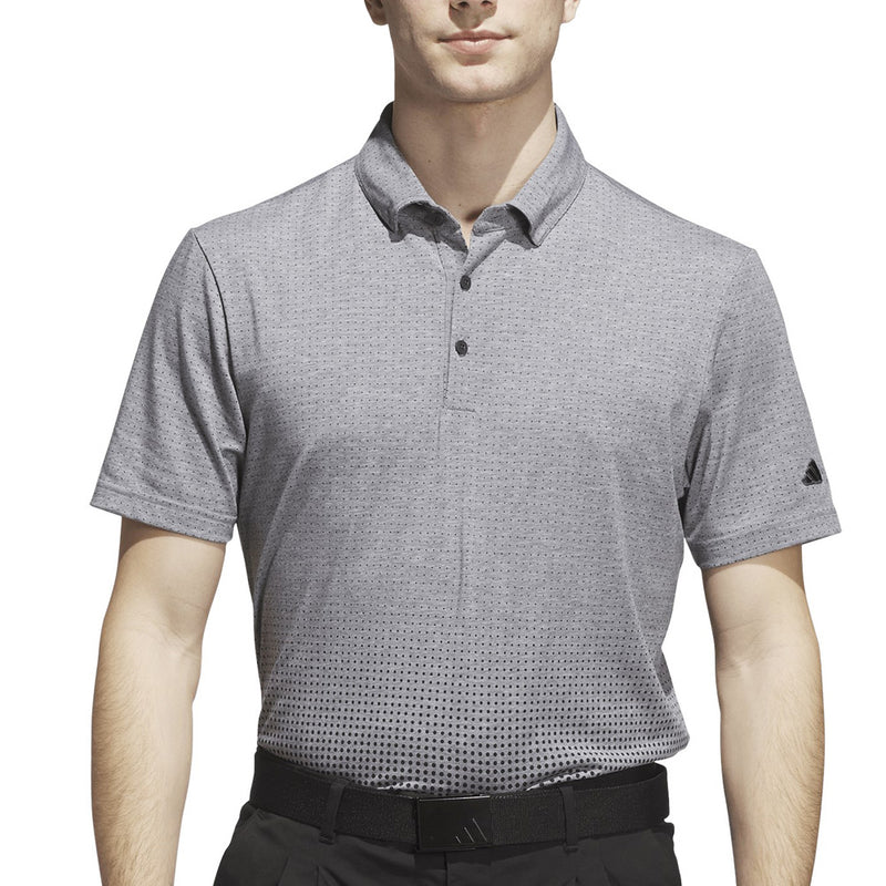 adidas Go-to Rise Print Sleeve Logo Polo Shirt - Carbon