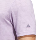 adidas Go-to Rise Print Sleeve Logo Polo Shirt - Powder Plum