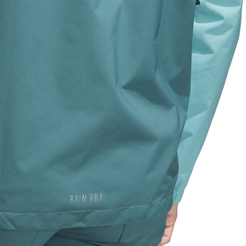 adidas RAIN.RDY Ultimate365 Tour Climaproof+ Waterproof Rain Suit - Mint Ton/Grey One