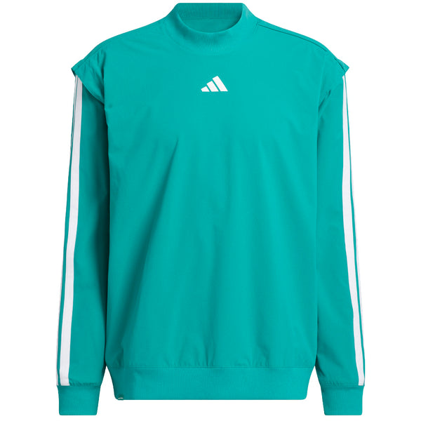 adidas Beyond Twistweave Hybrid Loose Sweatshirt - Pure Teal