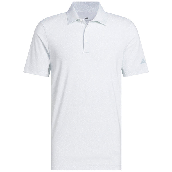 adidas Ultimate365 Mini Bunker Polo Shirt - White/Wonder Blue