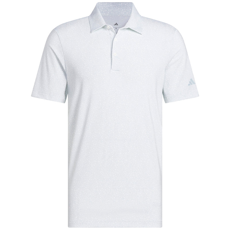 adidas Ultimate365 Mini Bunker Polo Shirt - White/Wonder Blue