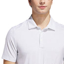 adidas Ultimate365 Mini Bunker Polo Shirt - White/Wonder Blue