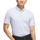 adidas Ultimate365 Stripe Polo Shirt - Wonder Blue/White