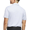 adidas Ultimate365 Stripe Polo Shirt - Wonder Blue/White