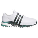 adidas Tour360 24 Spiked Waterproof Shoes - Ftwr White/Core Black/Aurora Ivy