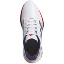 adidas Adizero ZG Spikeless Waterproof Shoes - White/Dark Blue/Red