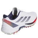 adidas Adizero ZG Spikeless Waterproof Shoes - White/Dark Blue/Red
